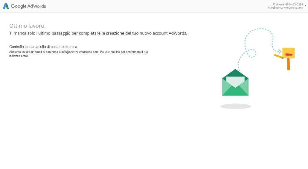 adword 5 conferma email
