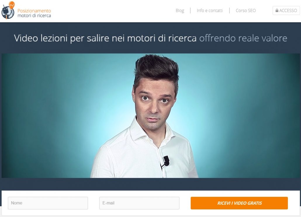 posizionamento motori di ricerca