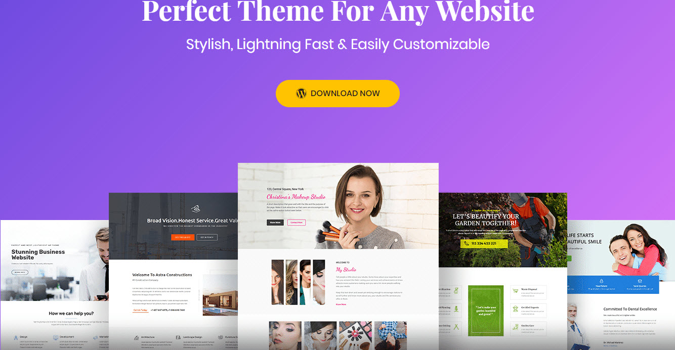 Elementor Astra Themes