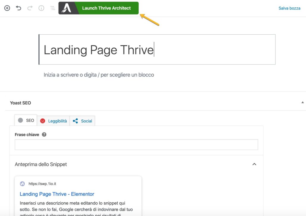 Thrive Themes Lancio