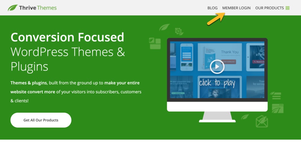 Thrive Themes Login