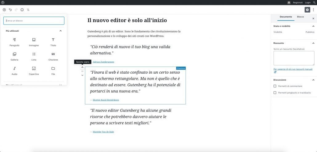Gutenberg WP 5.0