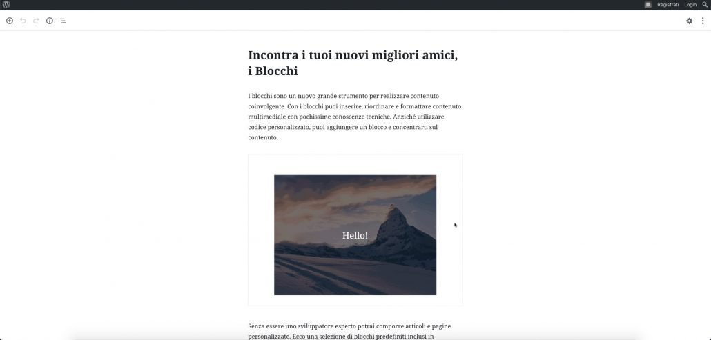 WordPress 5.0 Gutenberg