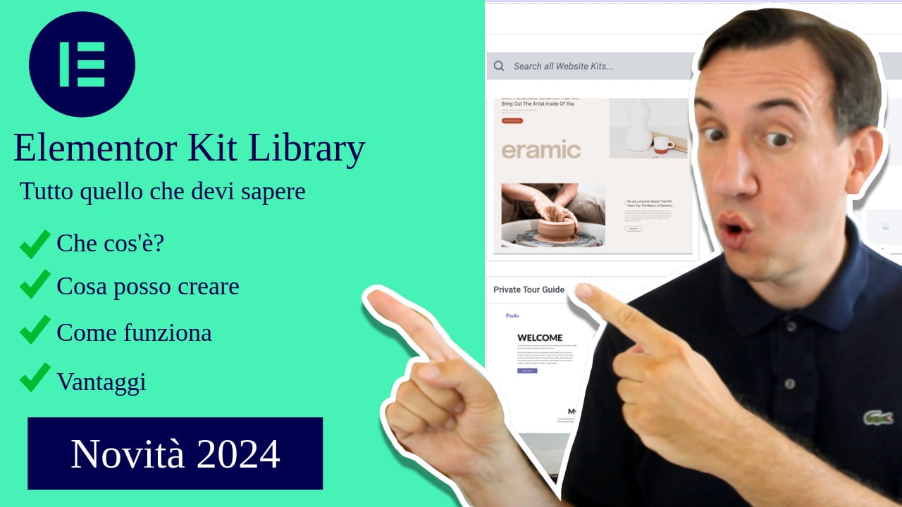 Elementor kit library